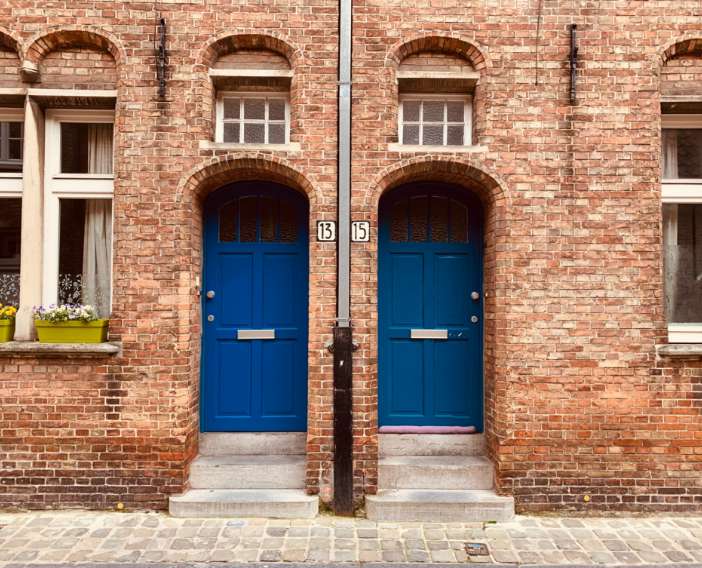 porta de casas na belgica